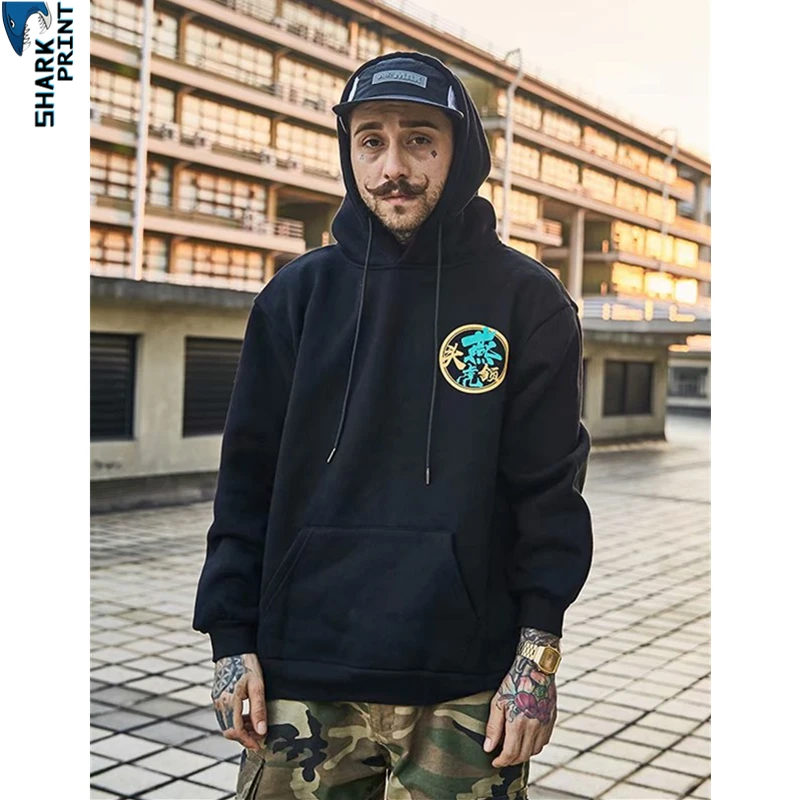 SharkPrint Stylish Skateboarding Thin Hoodie Hip Hop Sweatshirts for Men Street Wear Leisure Clothes Sport Tops Birds Print SharkPrint Stylish Skateboarding Thin Hoodie Hip Hop Sweatshirts for Men Street Wear Leisure Clothes Sport Tops Birds Print