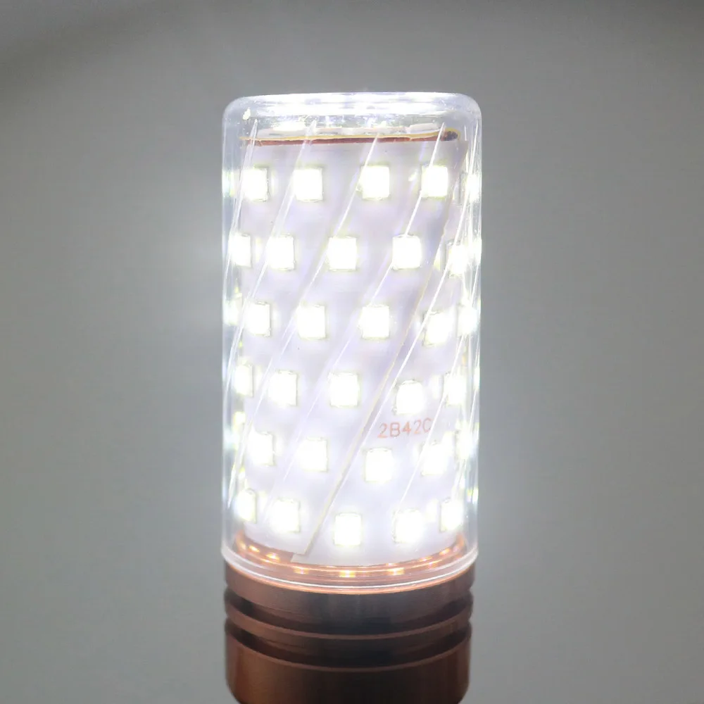 10x E27 110 В 220 2835 SMD Светодиодные лампы E14 кукурузные свечи 12 Вт 16 Bombillas холодный