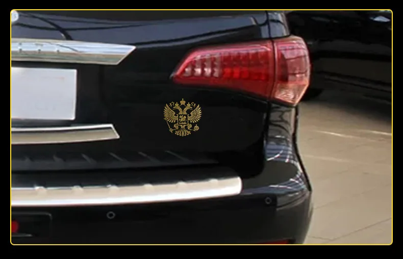 Russian flag car sticker 10