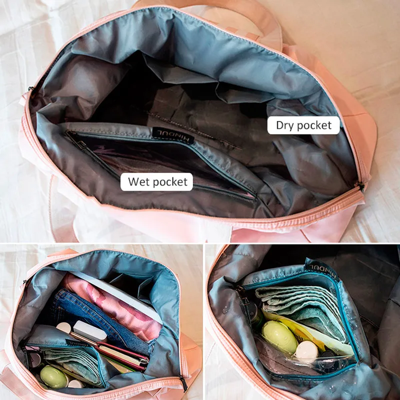  Gym Bag Women Travel Bags Training Fitness Dry Wet Bag Handbag Yoga Mat Men Shoulder Sac De Sport F - 32984127126