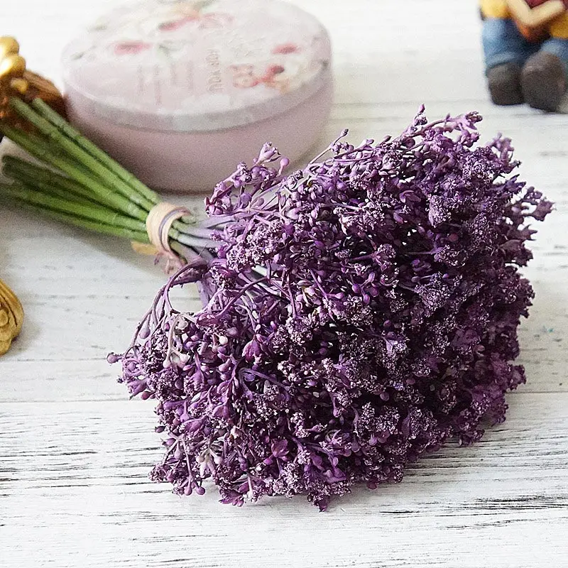 16Pcs/bunch Handmade Baby's Breath Gypsophila Artificial Flowers For Home Wedding Garden Decoration Plastic Fake Flowers Flores 16Pcs/bunch Handmade Baby's Breath Gypsophila Artificial Flowers For Home Wedding Garden Decoration Plastic Fake Flowers Flores