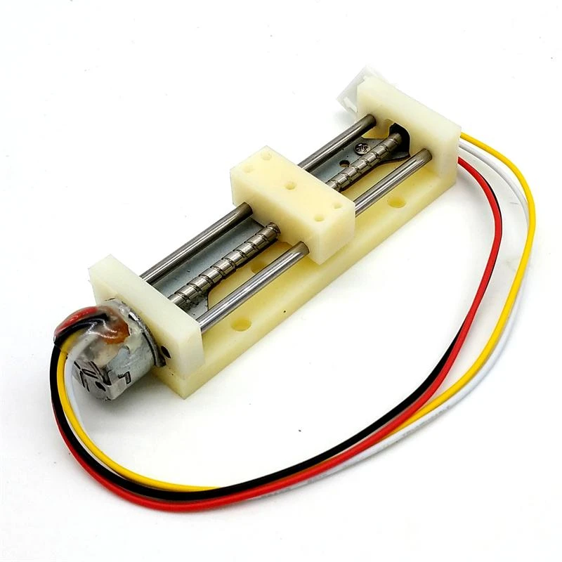 DC 12V Stepper Motor with Linear Screw Nut Slider Replace Part for DIY Engraving Machine Indusrial Equipment ZYL-YL Stepper Motor Slider DC 12V Stepper Motor with Linear Screw Nut Slider Replace Part for DIY Engraving Machine Indusrial Equipment ZYL-YL Stepper Motor Slider