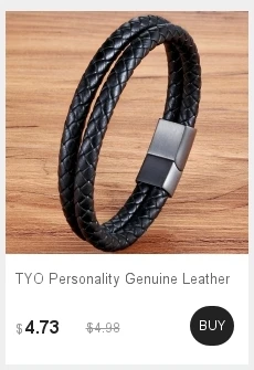 Tyo Модный новый дизайн браслет из натуральной кожи и для мужчин