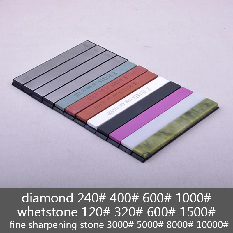 

240grit 1000grit fixed angle grinding knife whetstone diamond corundum whetstone sharpening stone oil stone burnishing stones