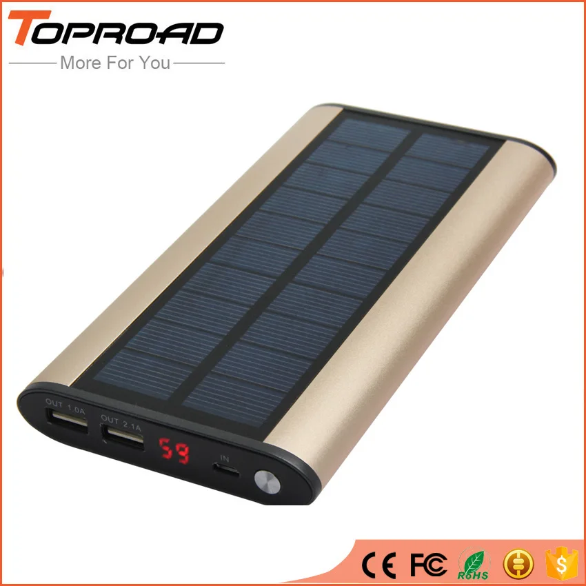 imágenes para Banco de la energía 16000 mah cargador solar portátil para acampar batería externa powerbank batería externa de carga para el iphone 6 s samsung s7 imágenes para Banco de la energía 16000 mah cargador solar portátil para acampar batería externa powerbank batería externa de carga para el iphone 6 s samsung s7
