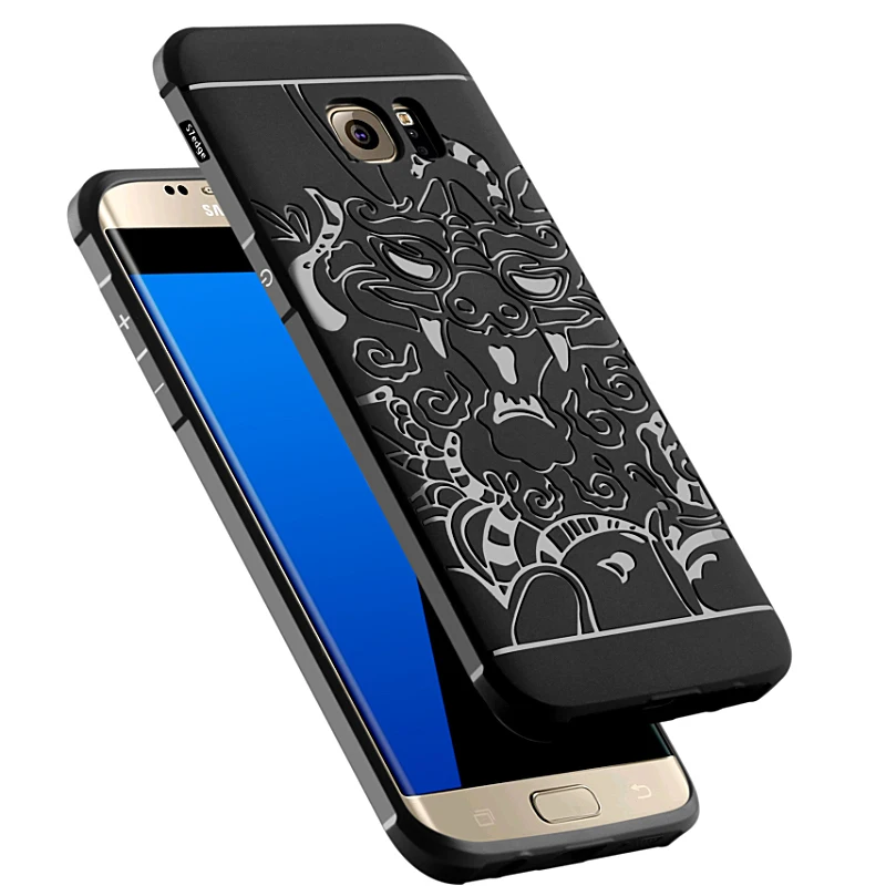 Противоударный мягкий чехол CAPSSICUM S7edge для Samsung Galaxy S7 Edge противоударный