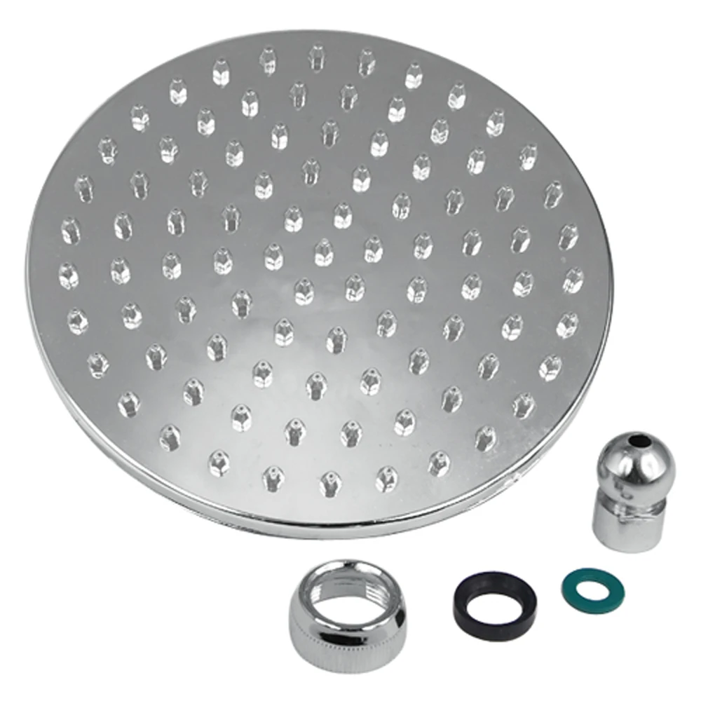 

Cool Fashion UK 8 Inch Bathroom Room Chrome Large Round Mixer Fix Rain Shower Head 200mm