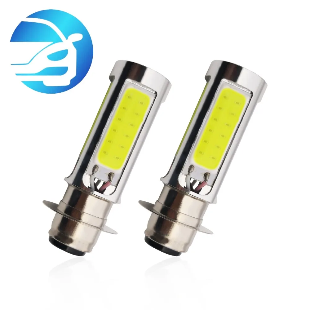 2 pcs * Motorcycle Headlight Bulbs H6 25W COB 6000K 3000LM IP55 Hot