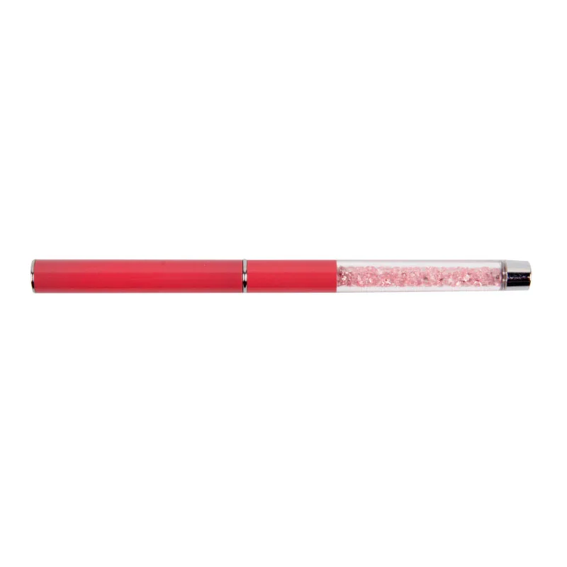 ANGNYA 1Pcs Nail Art Kolinsky Sable Acrylic Brush Pen 8#10# Pink Crystal Hand Nail DIY Painting Drawing Brushes Manicure Tools 5
