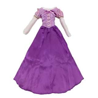 Сказочное платье принцессы, Классическое Свадебное бальное платье, аксессуары, одежда для 17 дюймов, кукла, рождественский кукольный домик, игрушка - Цвет: For Rapunzel-1