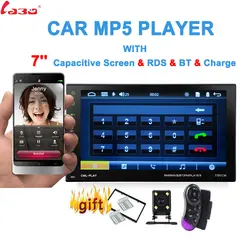 7 "сенсорный зеркальный экран 2Din автомобильное радио Bluetooth Hands Free FM/TF/USB камера заднего вида Зеркало для телефона Android 13 языков