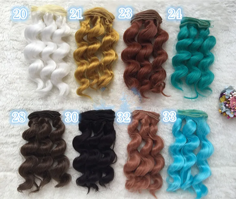 Горячие Толстые 15 см * 100 Парики BJD Ye Luoli SD DIY кукольные парики Высокая температура