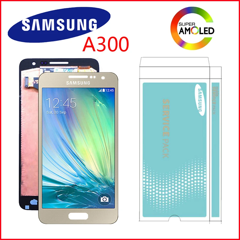Оригинальный сменный дисплей 4 5 ''для SAMSUNG Galaxy A3 2015 LCD A300 A300H A300F A300FU ЖК-дисплей с