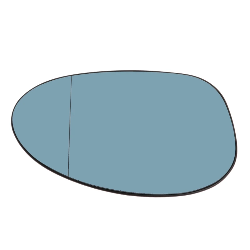 

New Blue Rearview Mirror Glass Right Side Heatable Lens For BMW 3Series E90