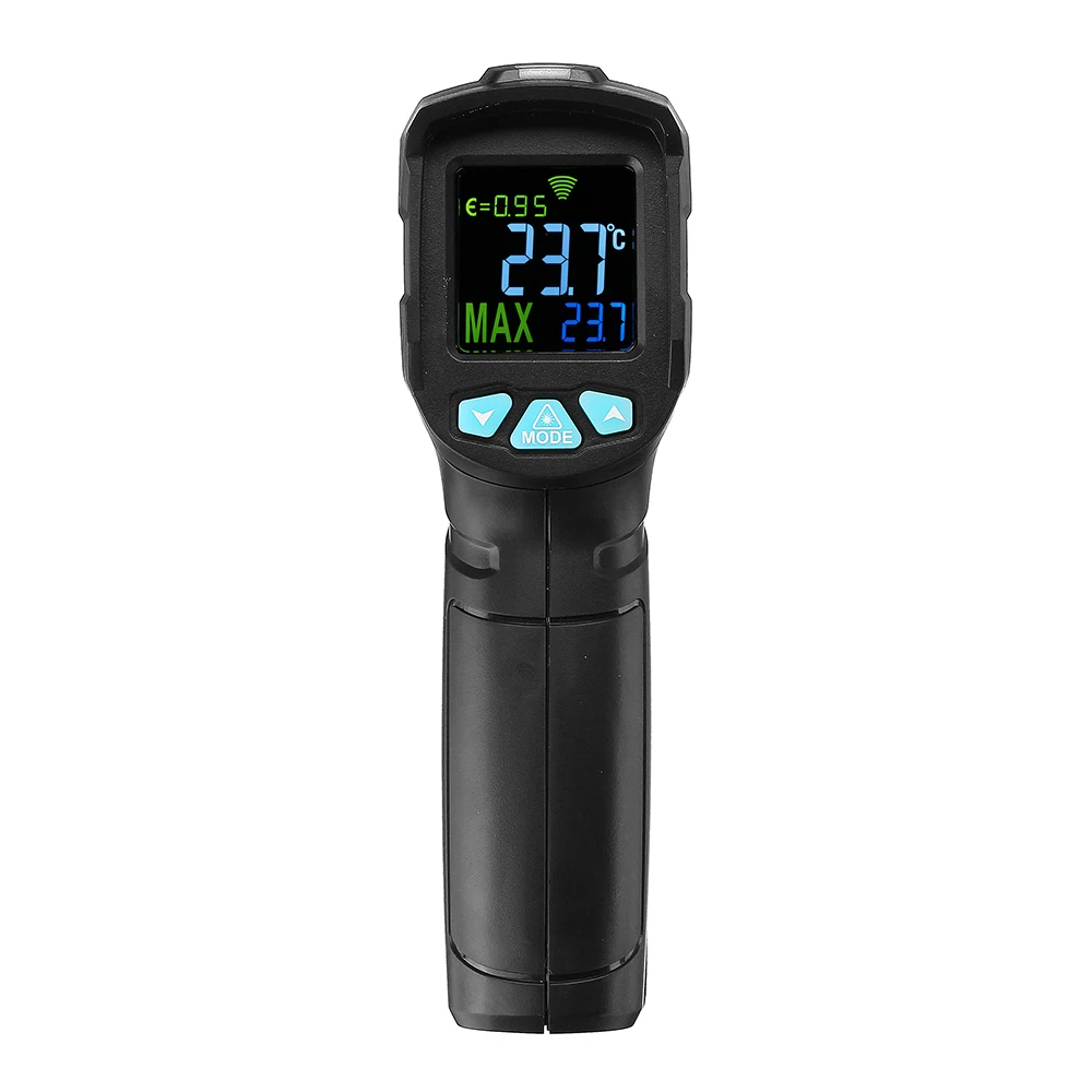 MESTEK IR01B-50C-550C Инфракрасный цифровой термометр гигрометр цветной экран VA обратный Экран Температура пирометр