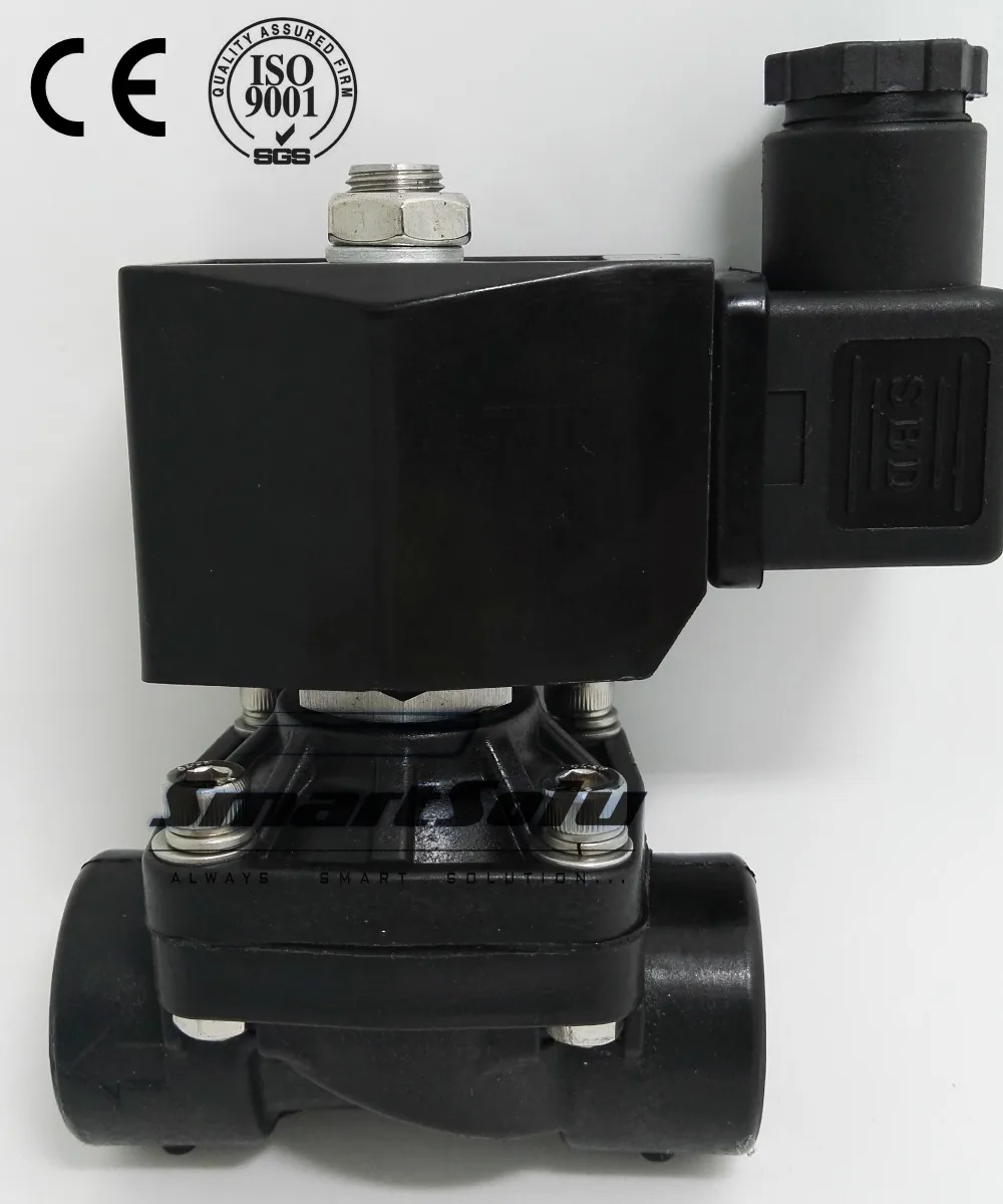 Free Shipping 1/2'' ASCO type AS8210G2 plastic water Solenoid Valve