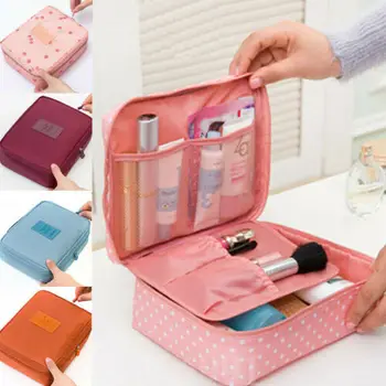 

Women Cosmetic Make Up Travel Toiletry Bag Pouch Organizer Handbag Case Wash Organizer Storage Pouch Hanging Bag Storag
