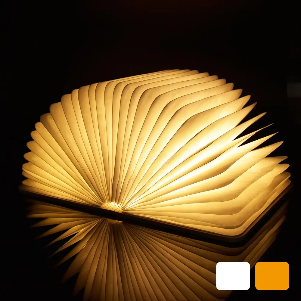 Светодиодный ночник складной светильник-книжка с USB-портом перезаряжаемый