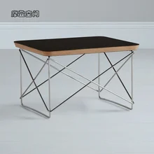 Home Furniture/Desinger Occasional Table LTR/plywood-square/coffee table/Black&White/Free Shipping furniture discuss the reception contracted square table creative coffee table