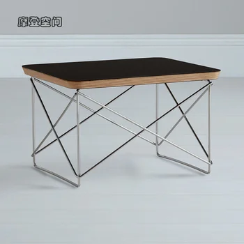 

Home Furniture/Desinger Occasional Table LTR/plywood-square/coffee table/Black&White/Living room small tea table Free Shipping