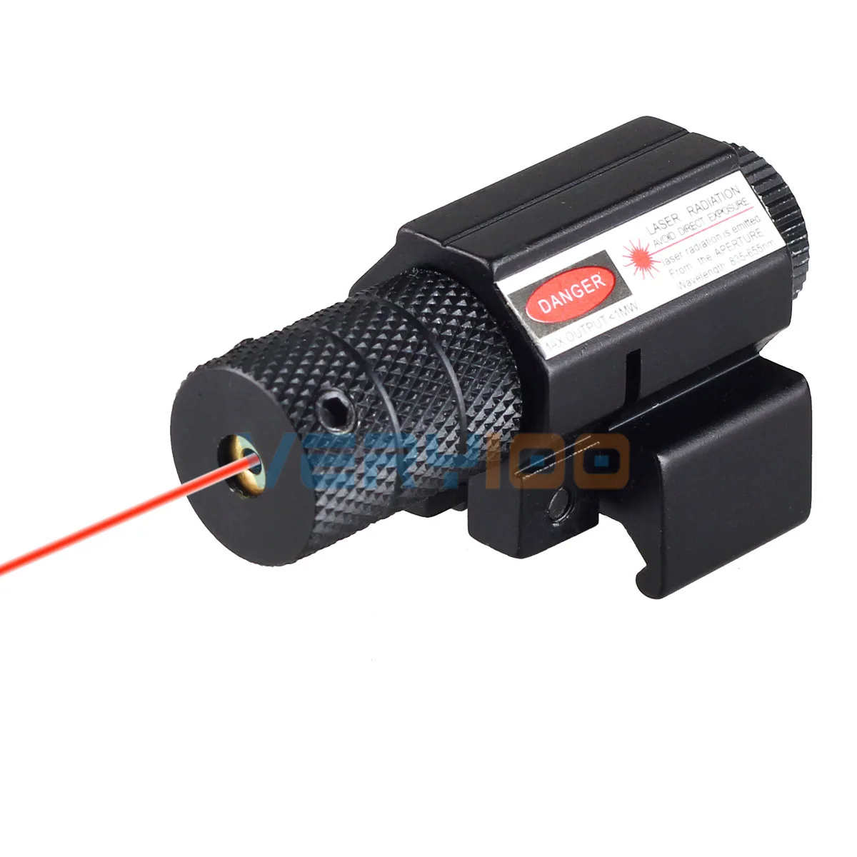 Tactical Aiming Red Beam Dot Laser Sight Scope with Mount For Gun Rifle