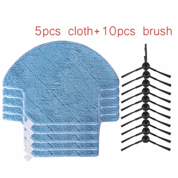 

15pcs/lot High quality Vacuum Cleaner brush Cloths for ILIFE V7S Replacement Mop Cleaning Robot Vacuum Cleaner