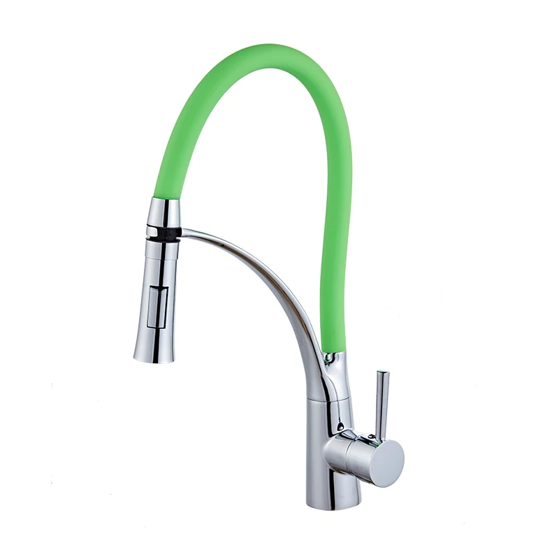 chrome and green