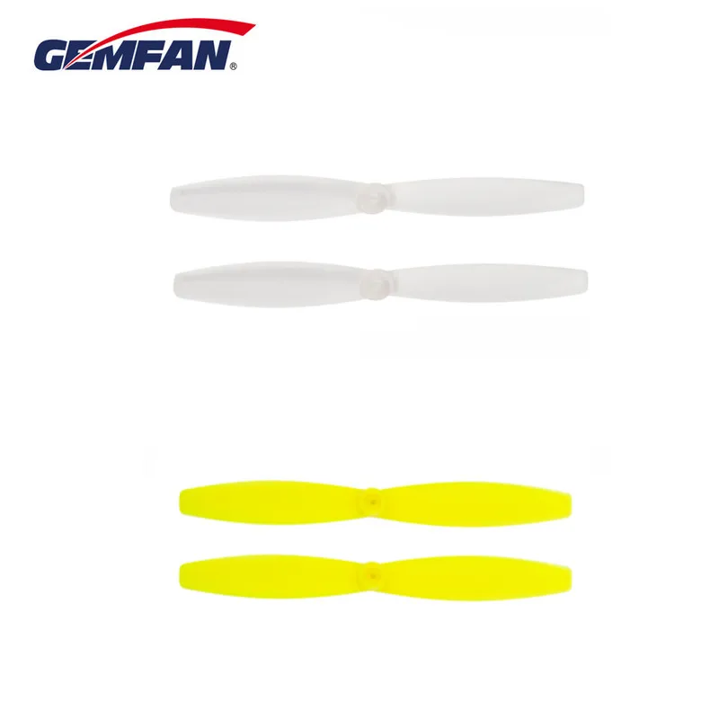 

12Pair 24PCS Gemfan 65mm 1mm / 1.5mm Hole 2-blade Propeller PC CW CCW for RC Drone FPV Racing Indoor Racer