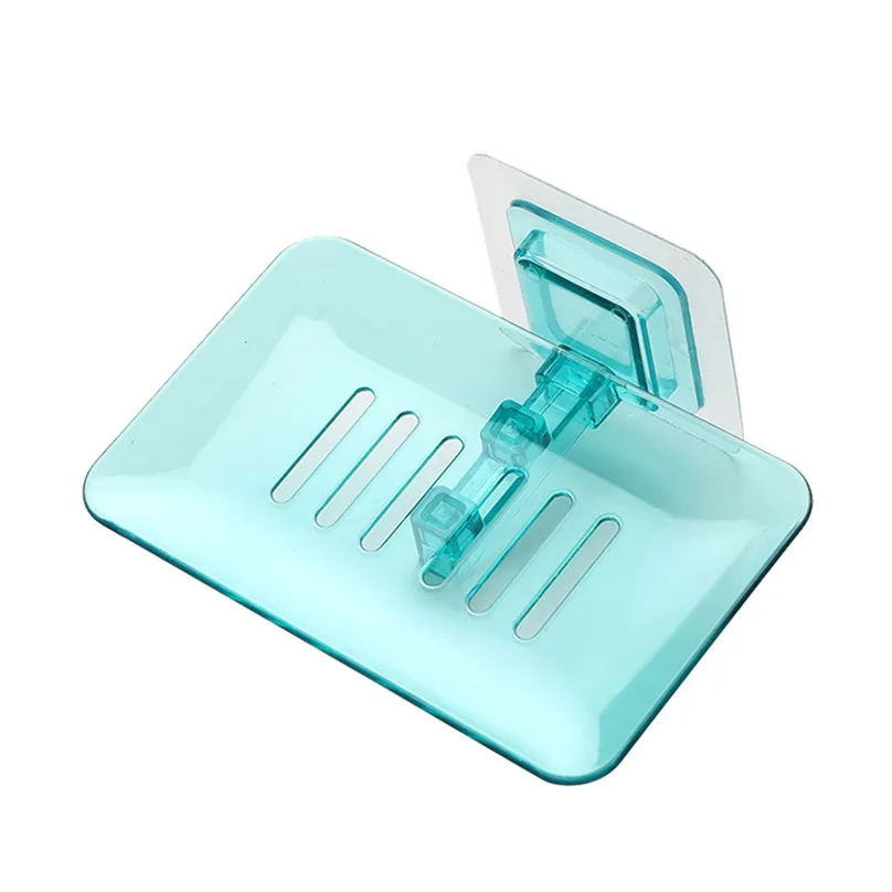 New Single Layers Soap Box Kitchen Tools Bathroom Accessories Soap Dish Suction Holder Storage Basket Soap Box holder #25d18 (5)