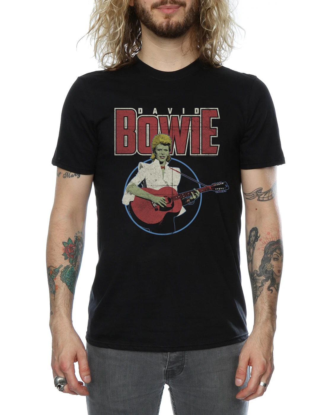 NEW /& OFFICIAL! David Bowie /'Acoustics/' T-Shirt