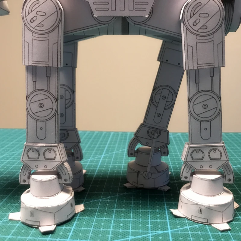 Звездные войны ATAT Fun 3d Бумага Diy набор миниатюрных моделей головоломки игрушки
