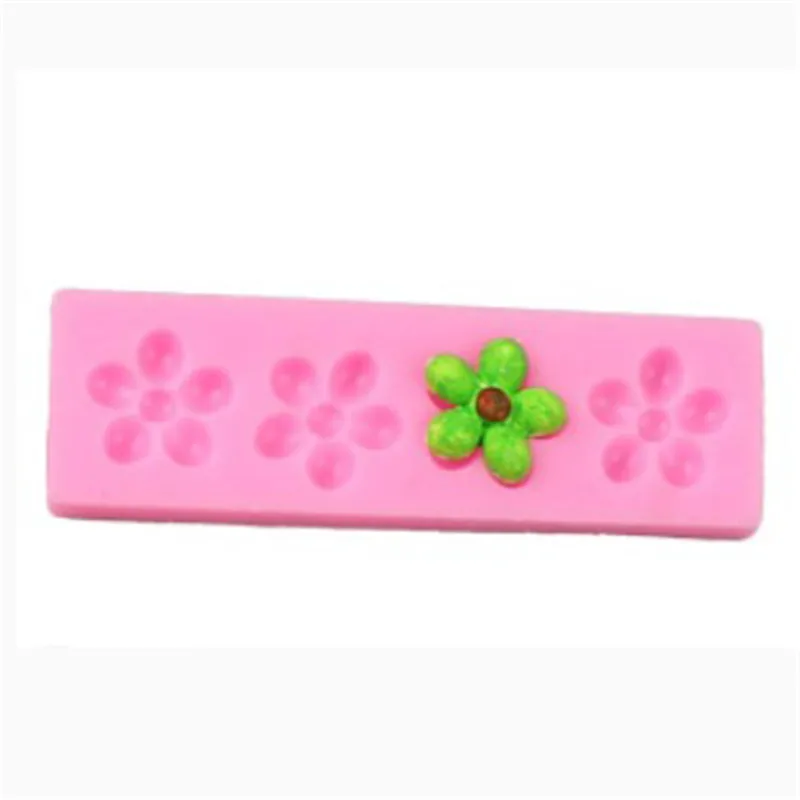 

Flower Silicone Mold For Fudge, Cake Decorating Chocolate Cookies Soap Fimo Polymer Clay Resins Kitchen Baking Tools