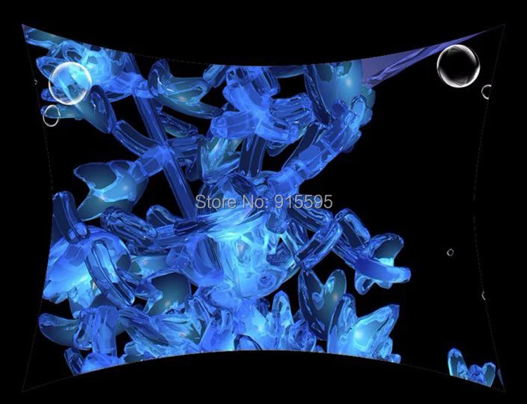 papel de parede de arte criativa de cristal para quarto sala de estar impermeável