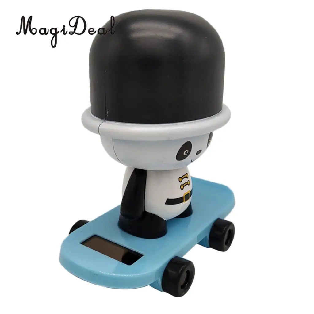 Solar Power Dancing Animal Model Swing Figure Statue Figurine Kid Science Toy Xmas Gift Home & Car Desk Decor