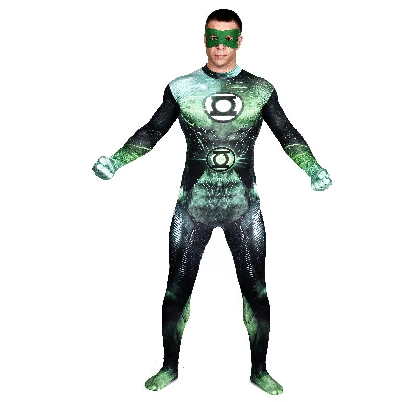 High-Quality-Spandex-Zentai-Green-Lantern-Halloween-Costumes-Deguisement-Halloween-Superhero-Costume-for-Men-Fancy-Dress