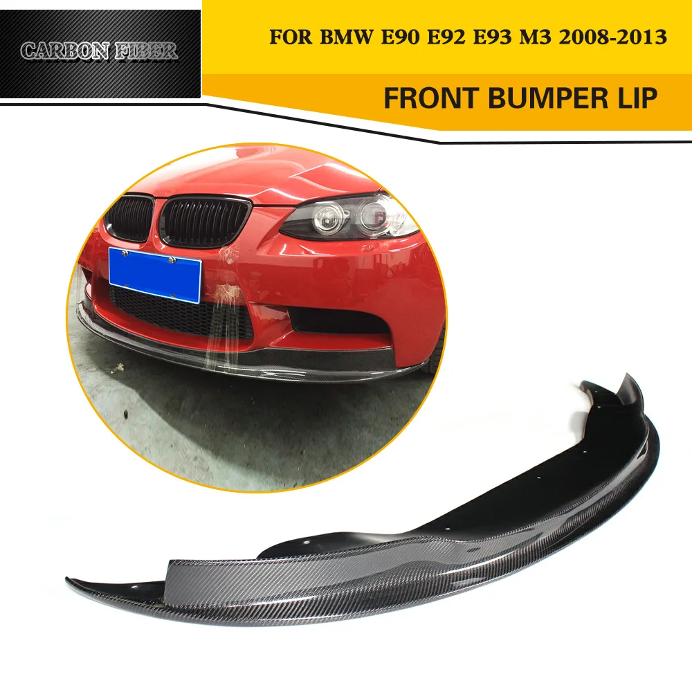 Car Styling Carbon Fiber Auto Car Front Lip Spoiler For BMW 3 Series