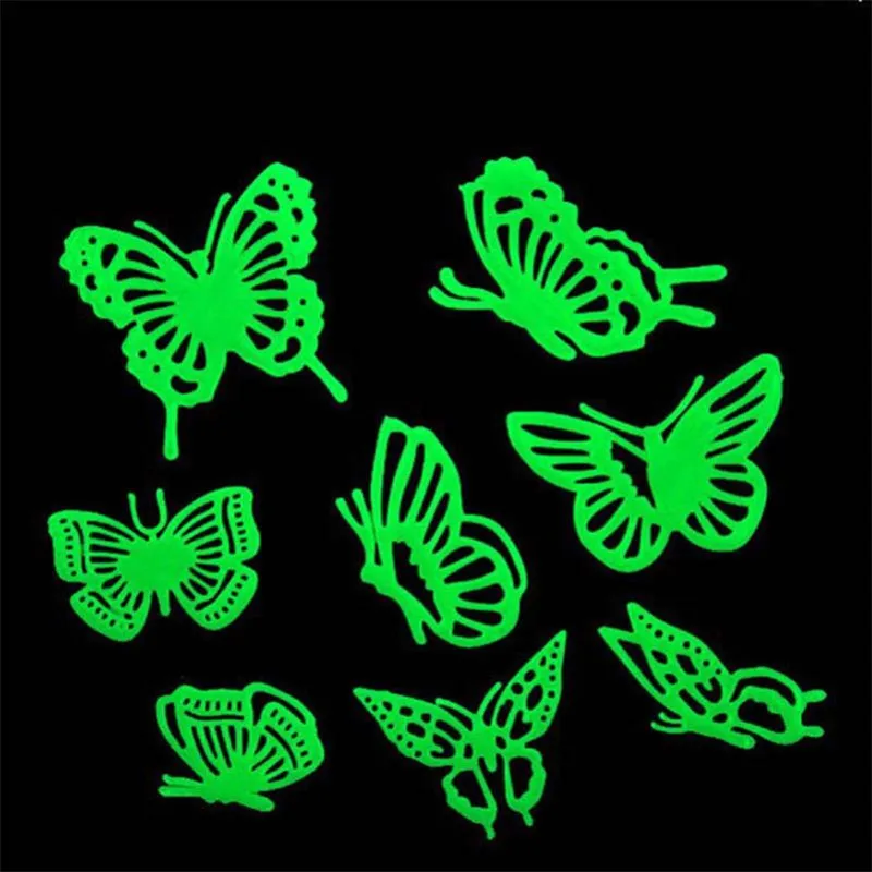 Plastic 3D Stars Glow In The Dark Luminous Fluorescent Wall Stickers01