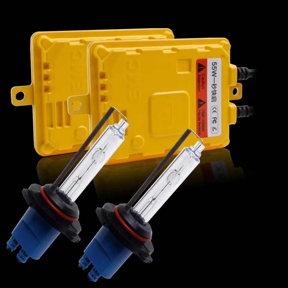 55 Вт HID Xenon конверсионный комплект Быстрый Яркий H1 H7 H3 HB3 HB4 H11 H27 однолучевой H4 H13 9007