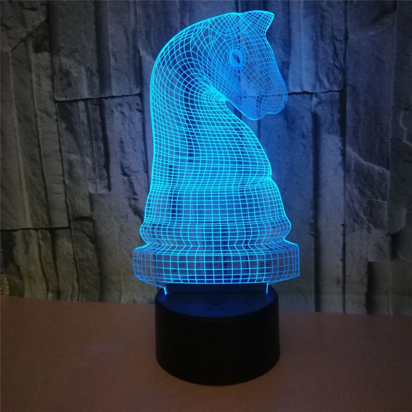 Chess 3D night light (3)