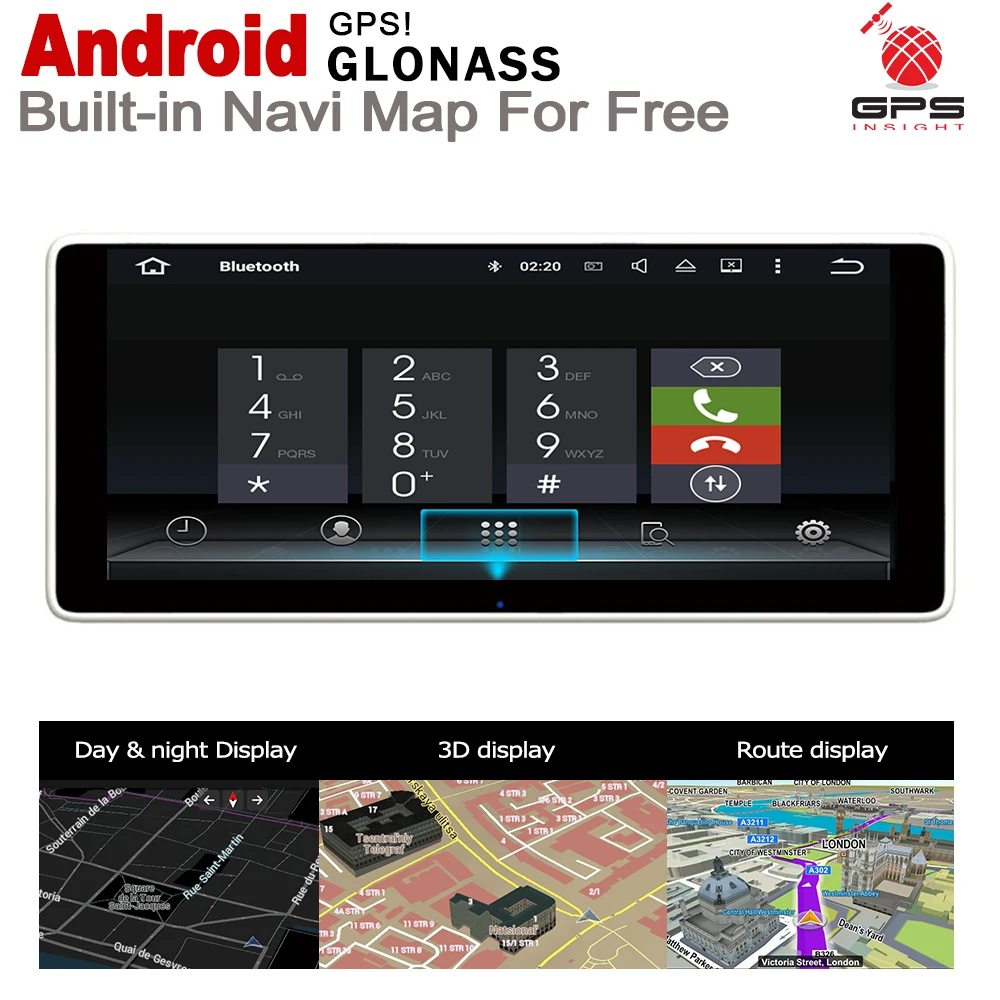 Top Android car player for Mercedes Benz X Class 2018~2019 NTG original Style 2 Din HD Screen Autoradio Bluetooth gps navigation map 2