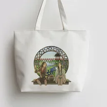 Grandmaster демонического культивирования Холст Tote сумки сумка для покупок с персонажем из мультфильма весна, лето, осень, зима AN185 AN186 AN189