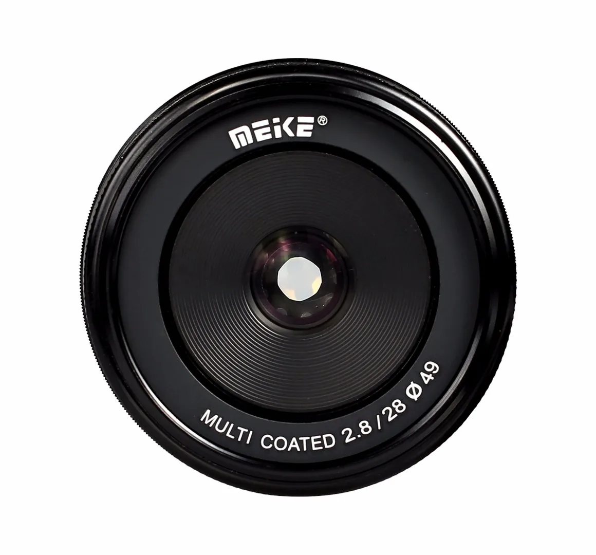 Meike MK-M4/3-28mm-f/2,8 28 мм f2.8 объектив с фиксированным ручным фокусом для беззеркальной камеры M4/3