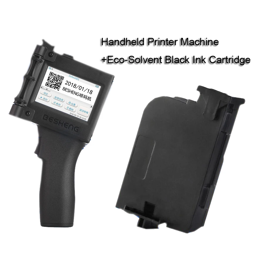 lxhcoody 600dpi Protable Handheld Date Coder Inkjet Printer Ink Coding machine LED Screen With