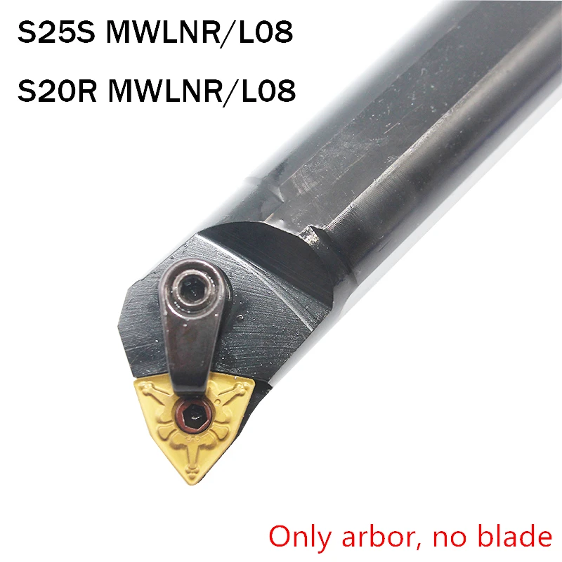 

S25S MWLNR08 S25S MWLNL08 S20R MWLNR08 S20R MWLNL08 CNC Internal turning tool Metal Lathe turning Tool Boring Bar Type MWLNR/L
