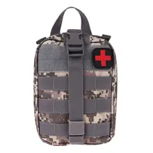 Durable Emergency Kits Bag Tactical Medical First Aid Kit Military Waist Pack Outdoor Camping Travel Tactical Molle Pouch 3color