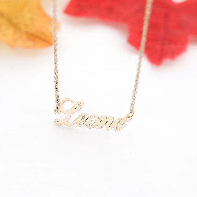 Personalized Name Pendant Neckless