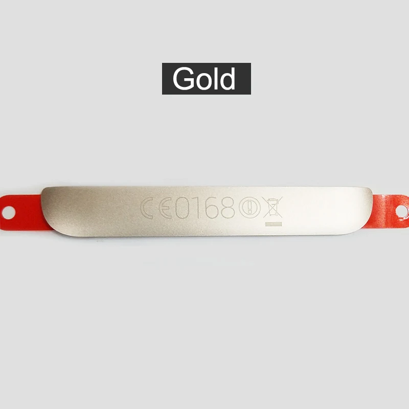 Aocarmo задняя батарея задняя крышка корпуса дверная Нижняя металлическая часть декоративная пластина с наклейкой для Google для huawei Nexus 6 P - Цвет: Золотистый