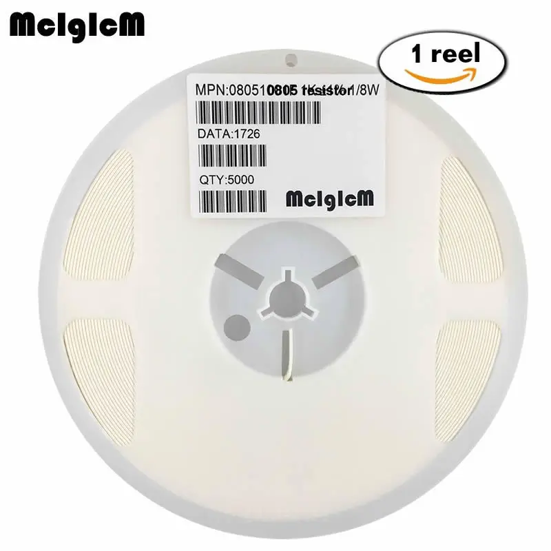 

MCIGICM 0805 smd chip resistor resistors 0R-10M 1/8W 3.3 ohm resistor (pack of 5000pcs)
