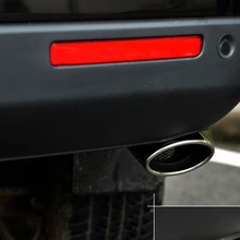 Стайлинга автомобилей! 2 шт. нержавеющей сзади глушитель для Land Rover LR4 Дискавери 4 2010 2011 2012 2013