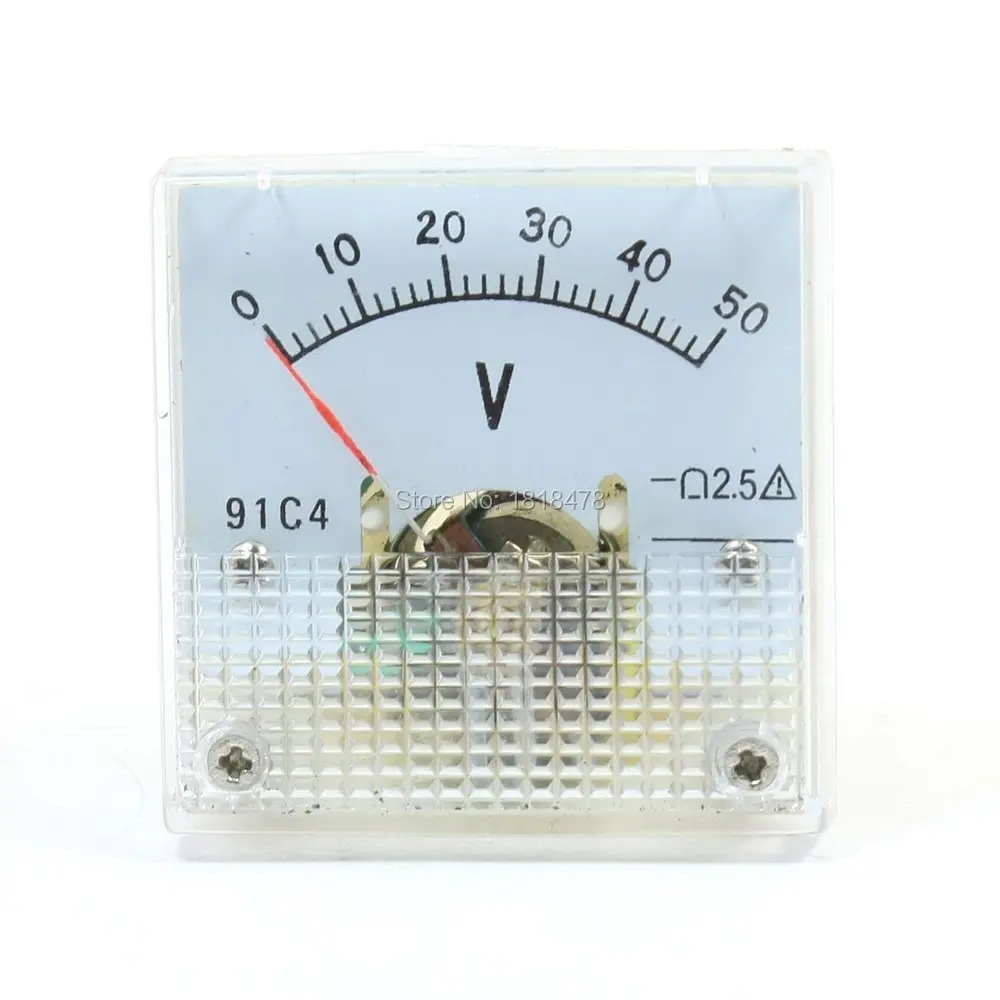 Dc Voltmeter 050v 91c4 Dc 050v Analog Voltage Panel Meter Voltmeter